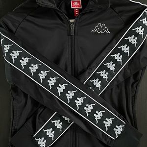 Excellent Condition Black Kappa Zip up